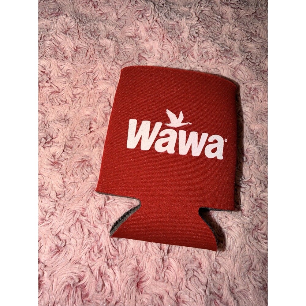 Wawa Red Can Coozie Koozie Drink Sleeves Holder White